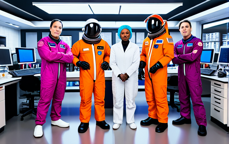 어몽어스 캐릭터 색상별 인기 - "The Popular Crew"**

A group of Among Us crewmates, fully clothed in their spacesuits, standing on ...